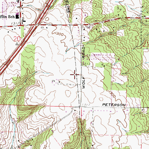 Topographic Map of Rall Field, OH