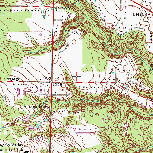 Topographic Map of Jackson Road Heliport, OH