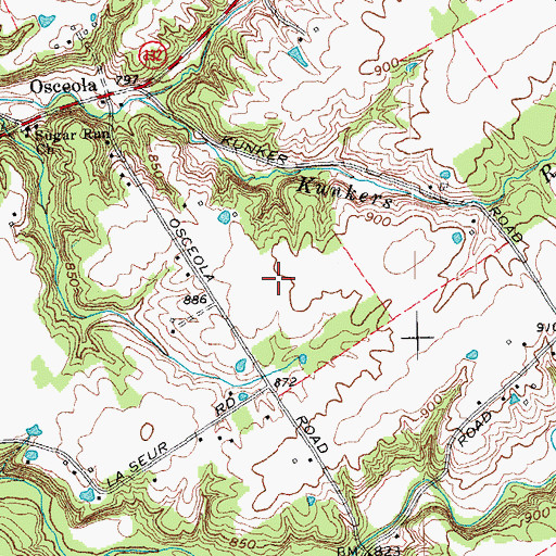 Topographic Map of Frith Airport (historical), OH