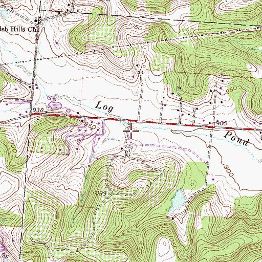 Topographic Map of Stoney Creek Farm Heliport, OH