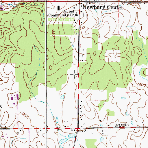 Topographic Map of Brannon Field, OH
