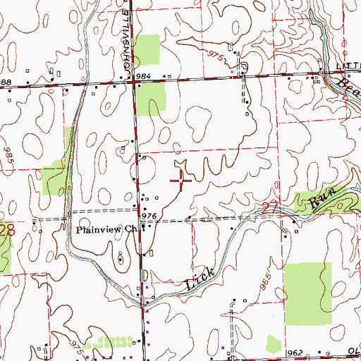 Topographic Map of Stone Airport, OH