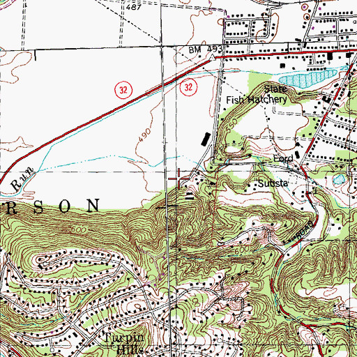 Topographic Map of Mays Heliport, OH