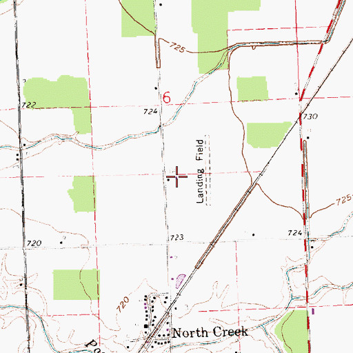 Topographic Map of Hiltner Airport, OH