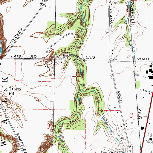 Topographic Map of Lake Air Ranch, OH