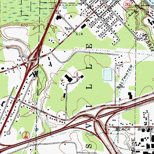 Topographic Map of Lake County Engineer Heliport, OH