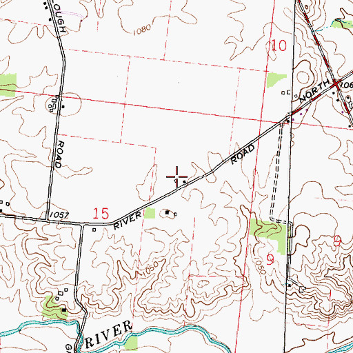 Topographic Map of Flying J Airport, OH