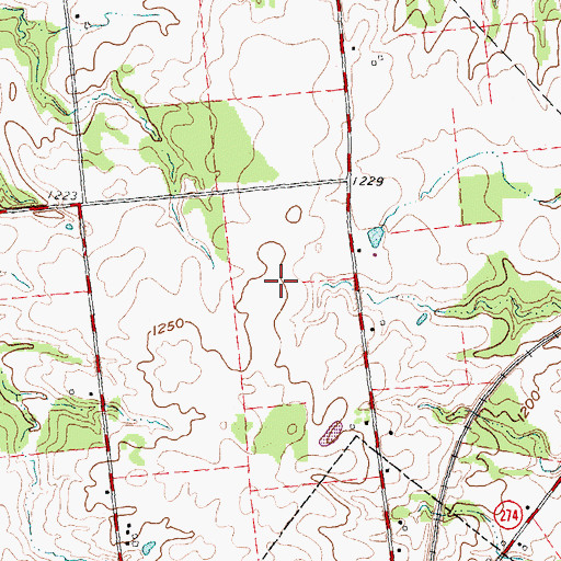 Topographic Map of Culp Field (historical), OH