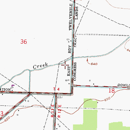 Topographic Map of Ranchport Airport (historical), OH