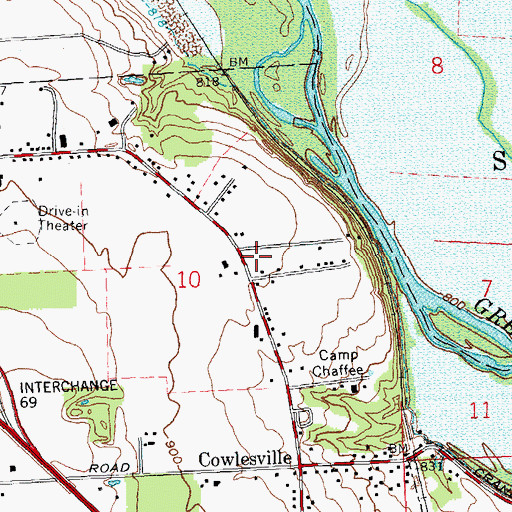 Topographic Map of Black Heliport, OH