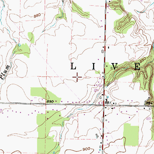 Topographic Map of Graham's Landing Airport (historical), OH