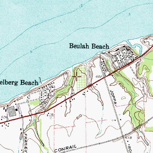 Topographic Map of Waterwood Heliport, OH