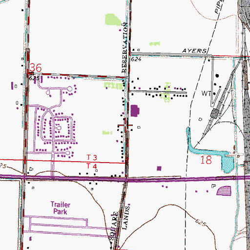 Topographic Map of Railway Stop Heliport, OH