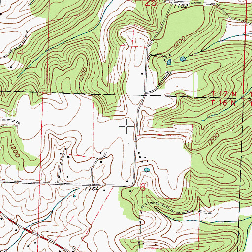 Topographic Map of Schneider-Mohawk Airport (historical), OH