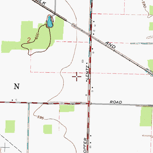 Topographic Map of Chippewa Field, OH