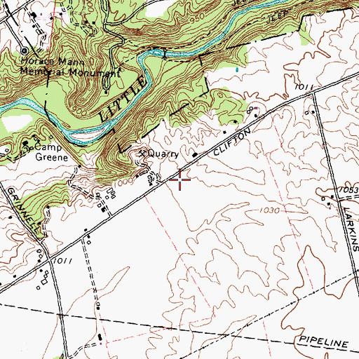 Topographic Map of Crawley Field (historical), OH