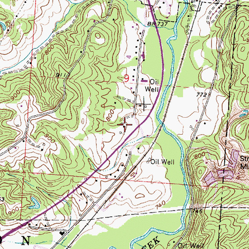 Topographic Map of Ohio Historical Society Pottery Museum, OH
