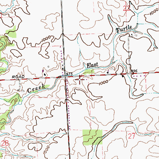 Topographic Map of WMVR-AM (Sidney), OH