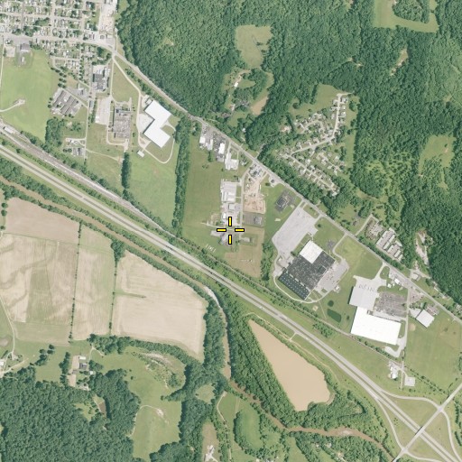 Aerial/Satellite Image of WLGN-FM (Logan), OH