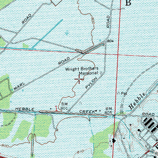 Topographic Map of Dayton Aviation Heritage National Historical Park, OH