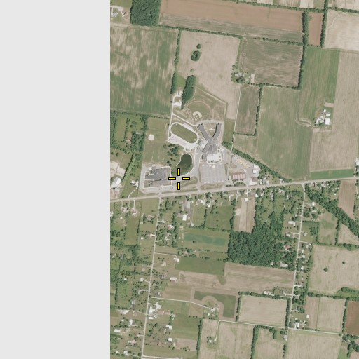 Aerial/Satellite Image of Tecumseh High School, OH