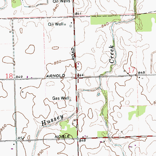 Topographic Map of School Number 3 (historical), OH