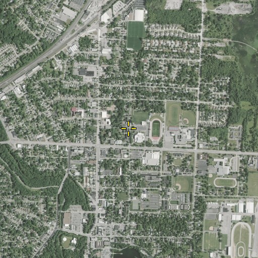Aerial/Satellite Image of Findley Hall, OH