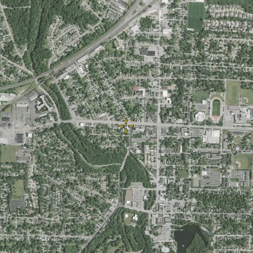 Aerial/Satellite Image of Hanson Hall, OH