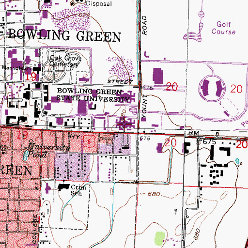 Topographic Map of Harshman Quadrangle, OH