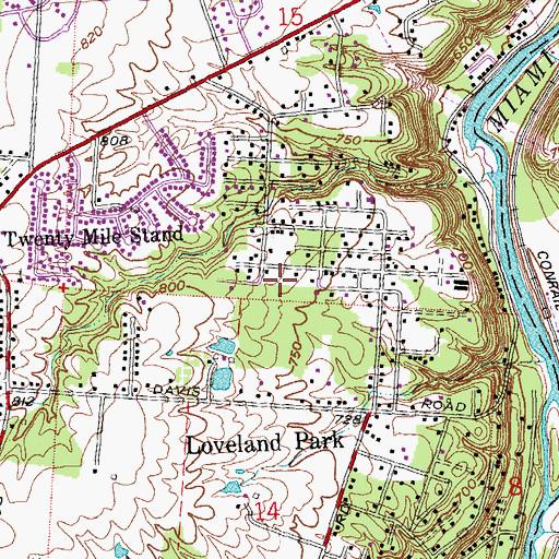 Topographic Map of Fire Station Number 2, OH