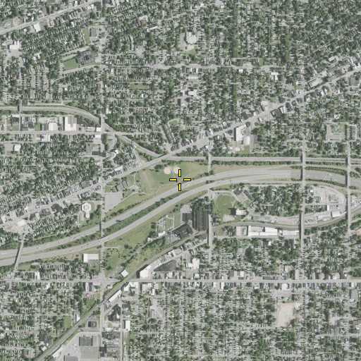 Aerial/Satellite Image of Church of the Nazarene (historical), OH