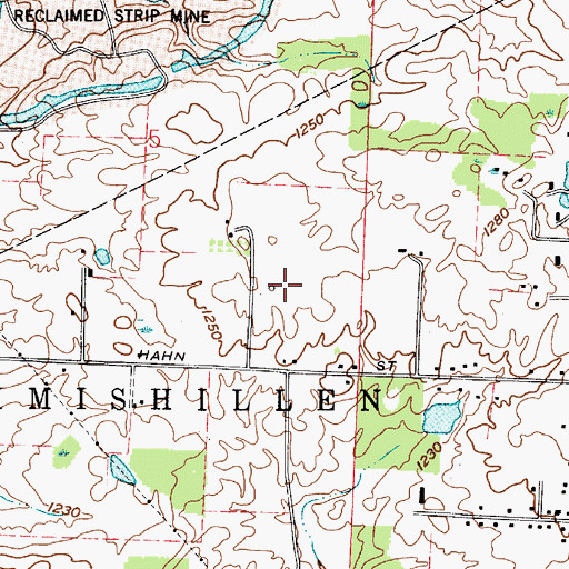 Topographic Map of WTOF-FM (Canton), OH