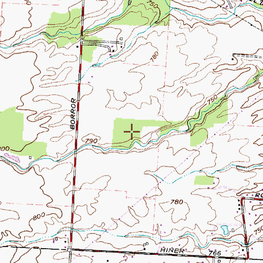 Topographic Map of WWCD-FM (Grove City), OH