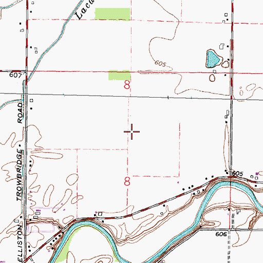 Topographic Map of WXKR-FM (Port Clinton), OH
