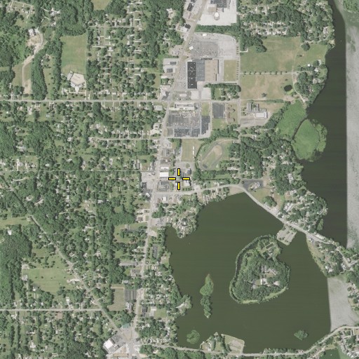 Aerial/Satellite Image of Erwin Junior High School, OH
