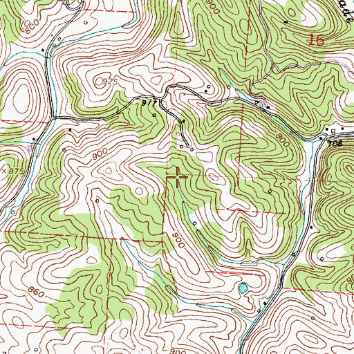 Topographic Map of Township of Lodi, OH