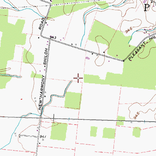 Topographic Map of Township of Pike, OH