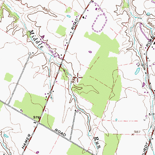 Topographic Map of Township of Washington, OH