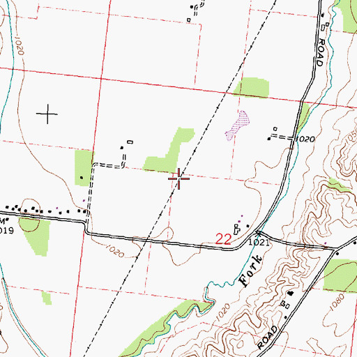 Topographic Map of Township of Green, OH