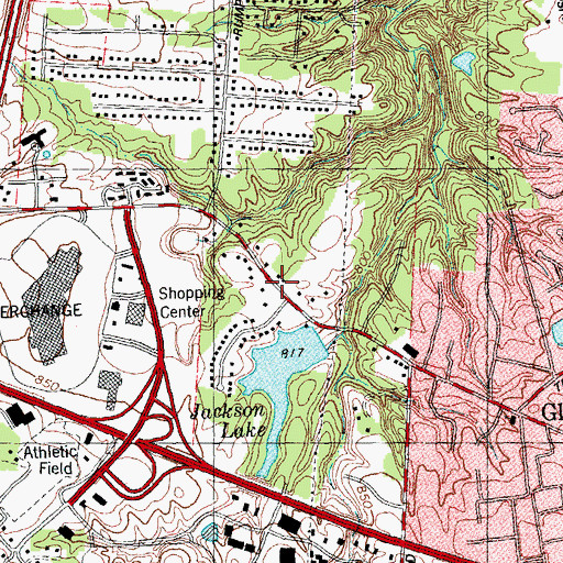 Topographic Map of Township of Union, OH
