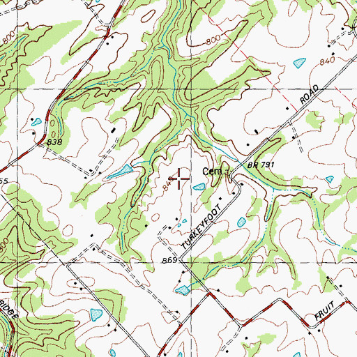 Topographic Map of Township of Washington, OH