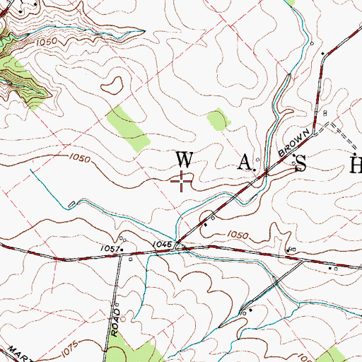 Topographic Map of Township of Washington, OH