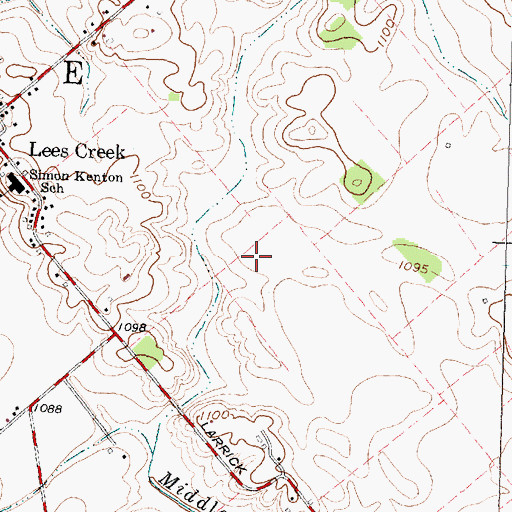 Topographic Map of Township of Wayne, OH