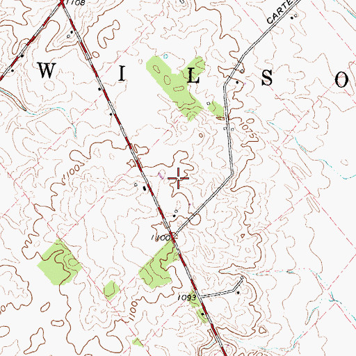 Topographic Map of Township of Wilson, OH
