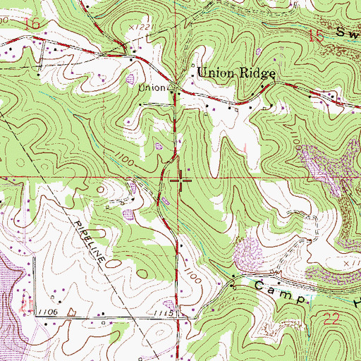 Topographic Map of Township of Middleton, OH
