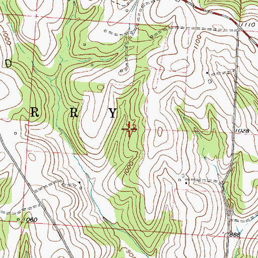 Topographic Map of Township of Perry, OH