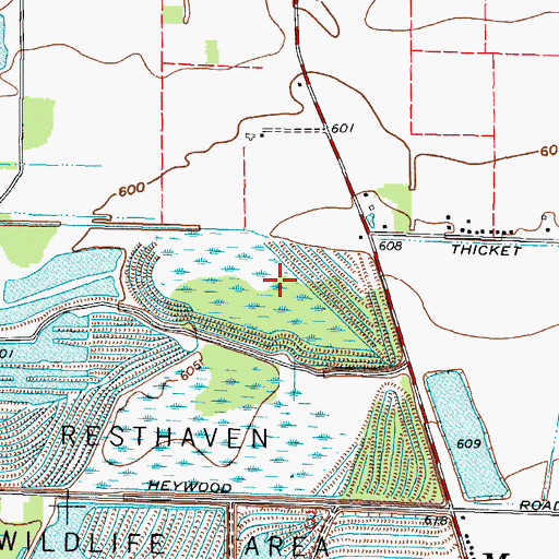 Topographic Map of Township of Margaretta, OH