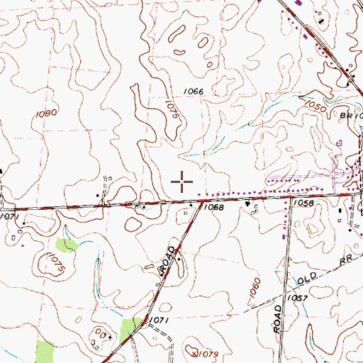 Topographic Map of Township of Jefferson, OH