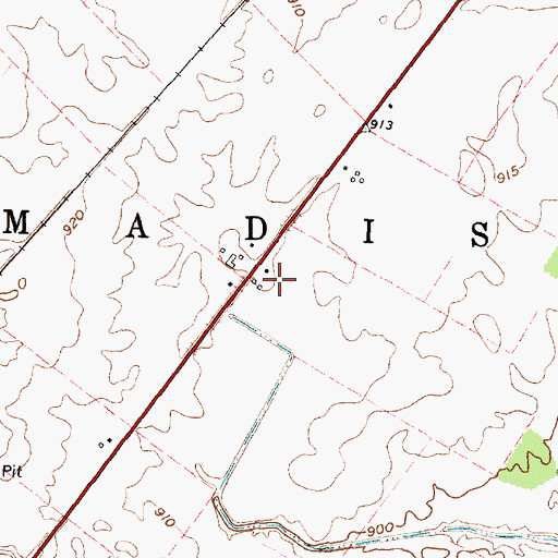Topographic Map of Township of Madison, OH