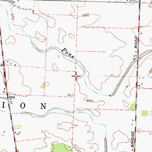 Topographic Map of Township of Union, OH